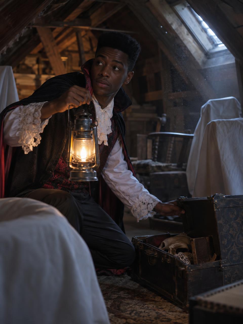 Attic Discovery Halloween style preview
