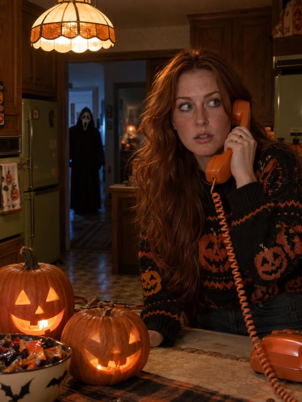 Ghostface Retro Kitchen Halloween style preview